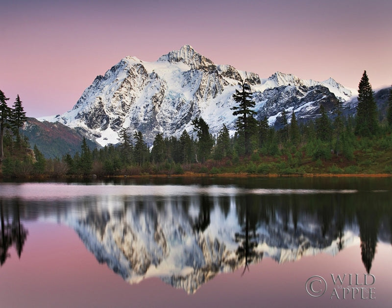 Reproduction of Mount Shukan Reflection II Crop by Alan Majchrowicz - Wall Decor Art