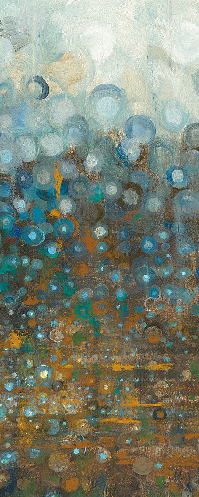 Reproduction of Blue and Bronze Dots III by Danhui Nai - Wall Decor Art