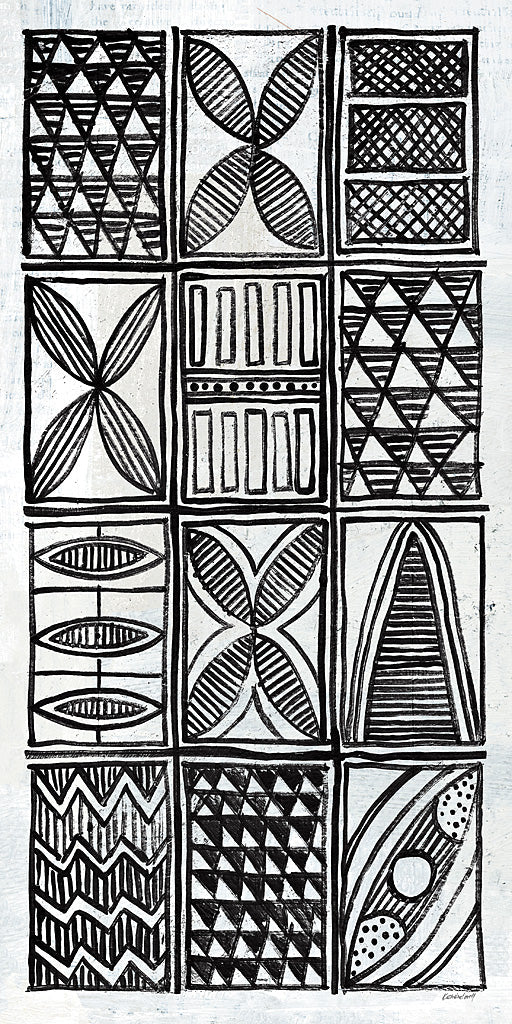 Reproduction of Patterns of the Amazon V BW by Kathrine Lovell - Wall Decor Art