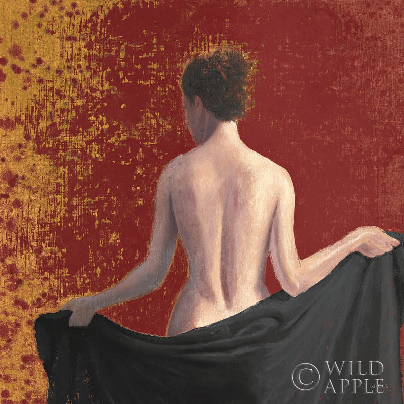 Reproduction of After the Bath Crop Red by James Wiens - Wall Decor Art