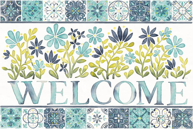 Reproduction of Garden Getaway Welcome by Laura Marshall - Wall Decor Art