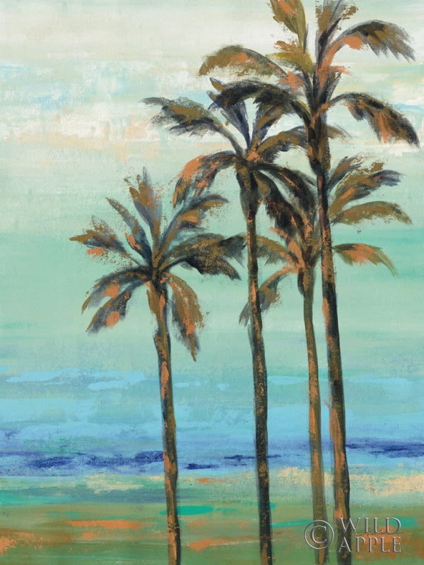 Reproduction of Copper Palms I Crop by Silvia Vassileva - Wall Decor Art