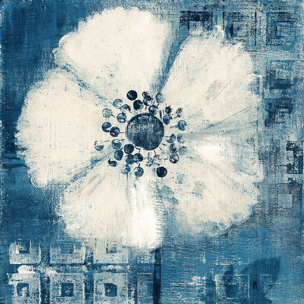 Reproduction of Daisy for Barbara Blue Crop by Studio Mousseau - Wall Decor Art