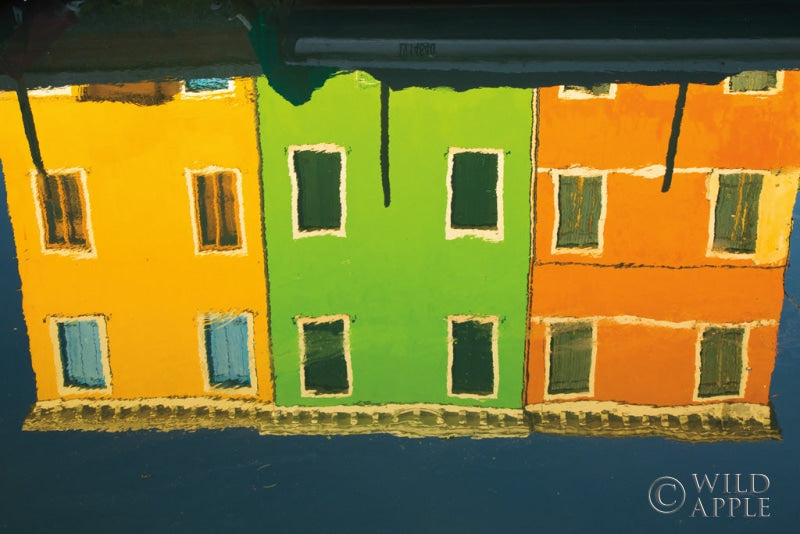 Reproduction of Reflections of Burano IX by Aledanda - Wall Decor Art