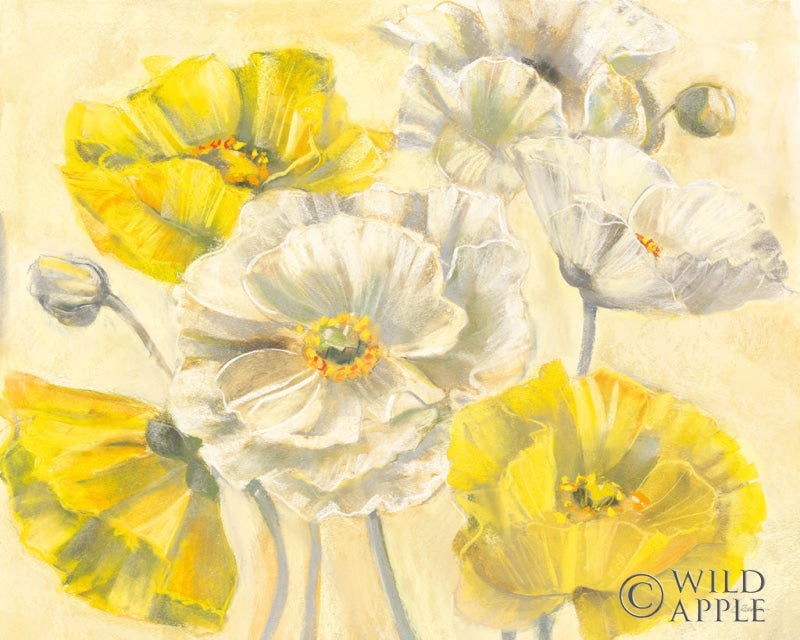 Reproduction of Comtemporary Poppies II v2 by Carol Rowan - Wall Decor Art