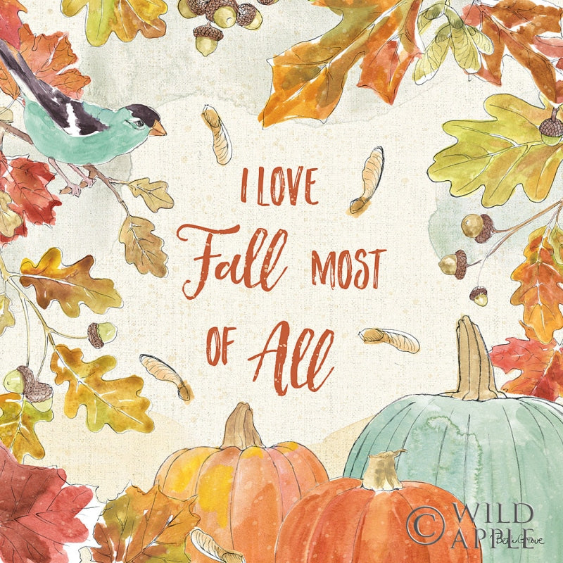 Reproduction of Falling for Fall III by Beth Grove - Wall Decor Art