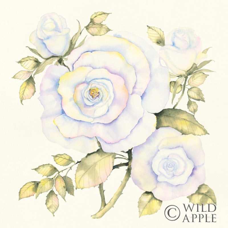 Reproduction of Roses by Kathleen Parr McKenna - Wall Decor Art