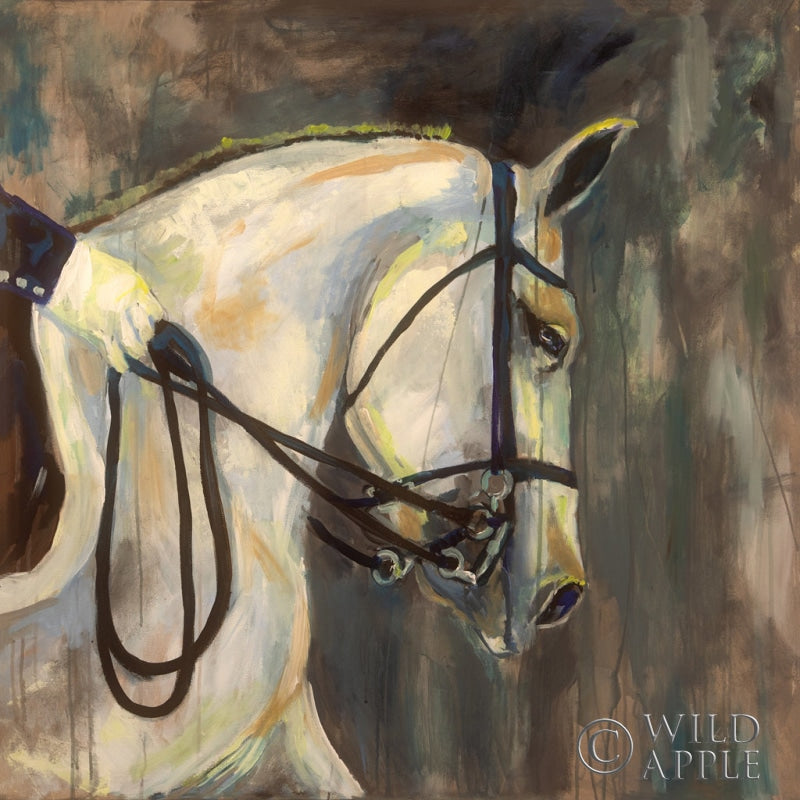 Reproduction of Dressage v2 by Jeanette Vertentes - Wall Decor Art