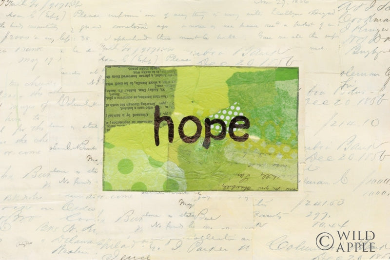 Reproduction of Hope Collage by Courtney Prahl - Wall Decor Art