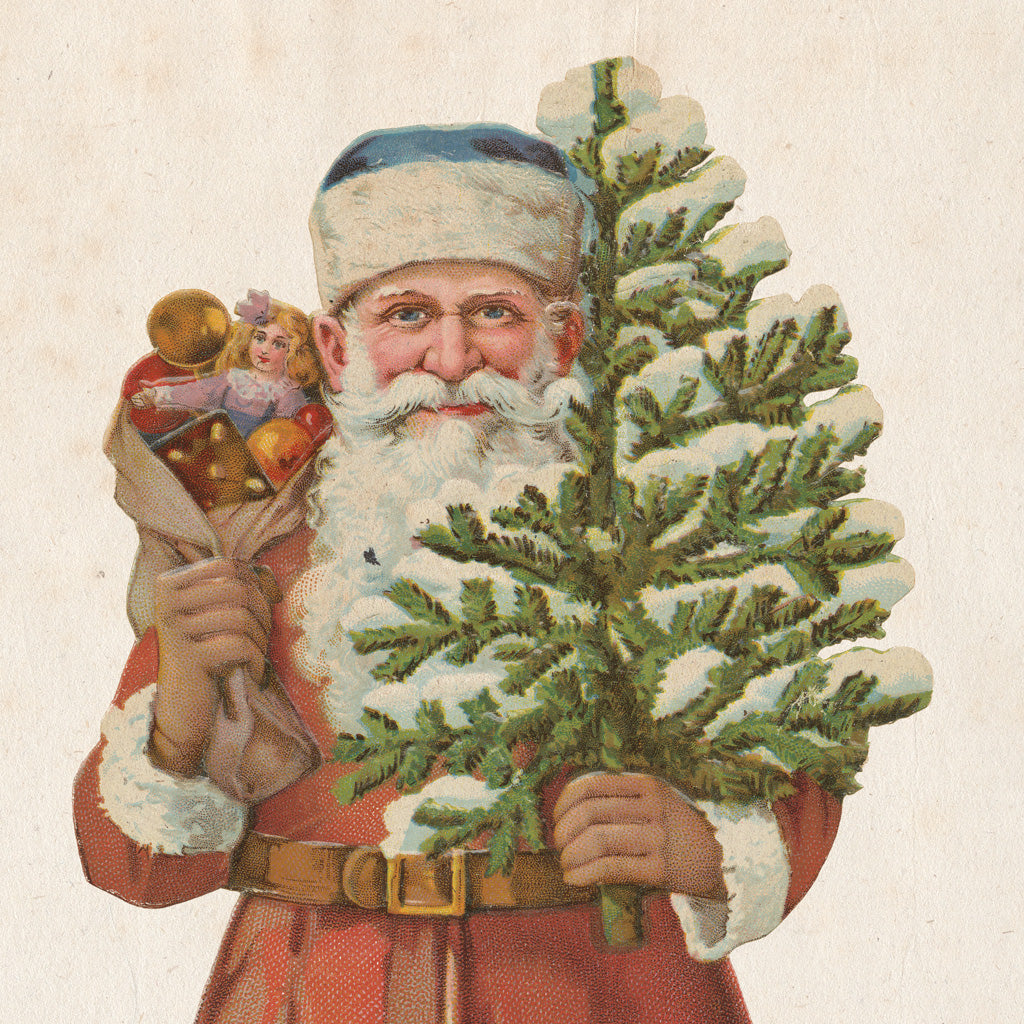 Reproduction of Victorian Santa IV by Wild Apple Portfolio - Wall Decor Art