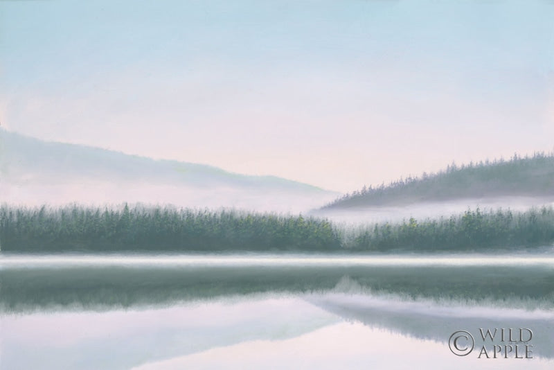 Reproduction of Lakeside Morning by James Wiens - Wall Decor Art