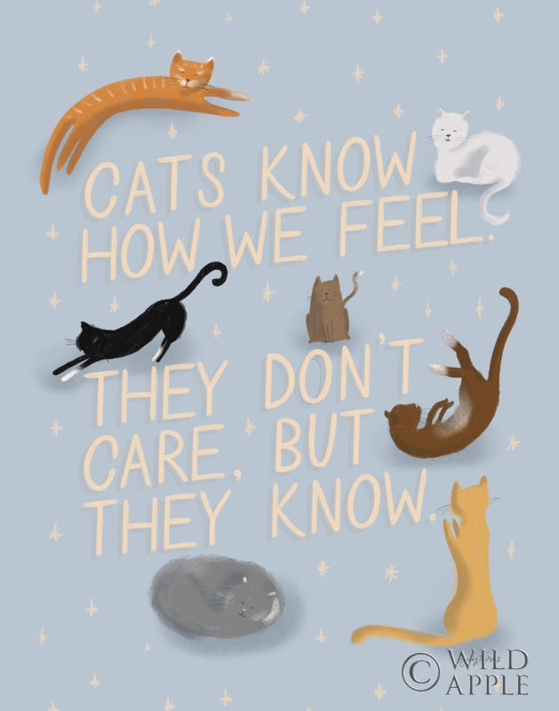 Reproduction of Ode to Cats Crop by Becky Thorns - Wall Decor Art