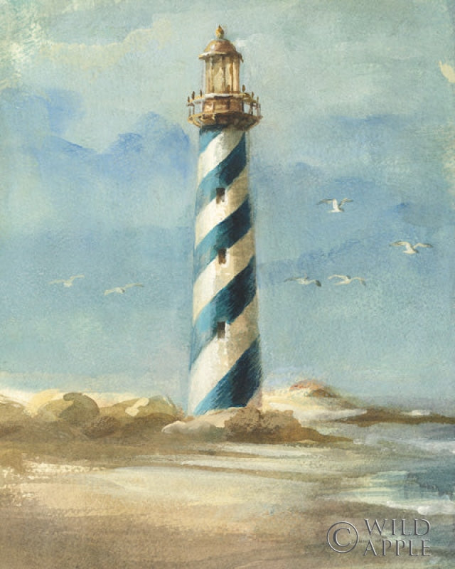 Reproduction of Lighthouse I by Danhui Nai - Wall Decor Art