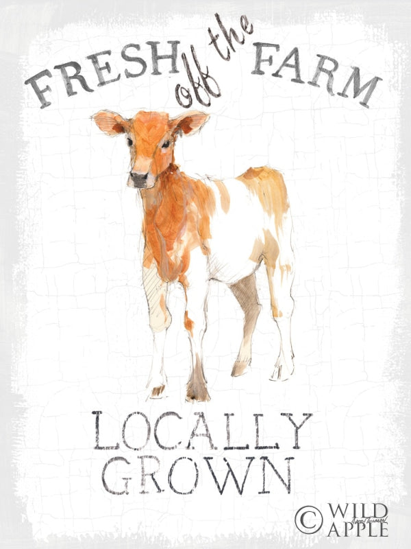 Reproduction of Fresh off the Farm enamel by Avery Tillmon - Wall Decor Art