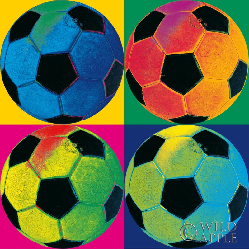 Reproduction of Ball Four - Soccer by Wild Apple Portfolio - Wall Decor Art