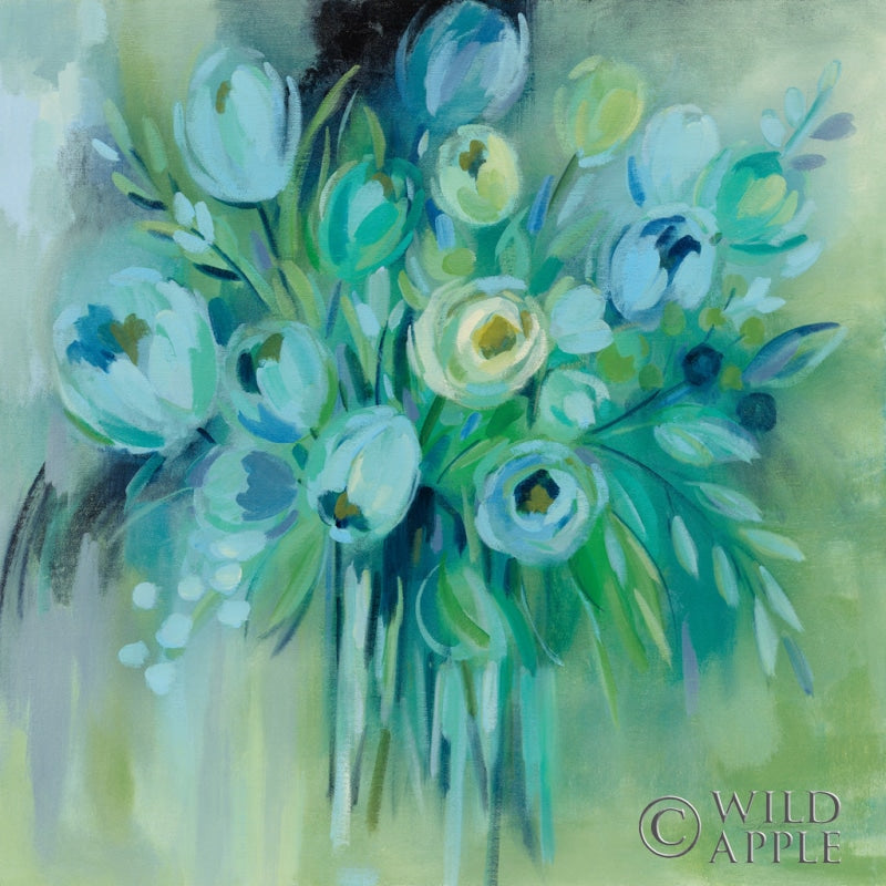 Reproduction of Aurora Borealis Florals by Silvia Vassileva - Wall Decor Art