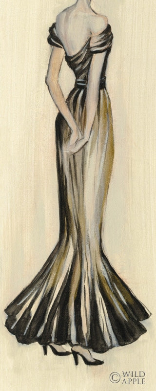 Reproduction of Evening Gown I Crop by Silvia Vassileva - Wall Decor Art