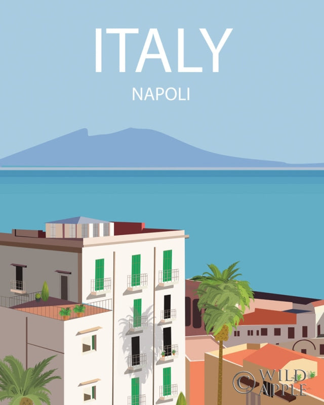 Reproduction of Napoli by Omar Escalante - Wall Decor Art