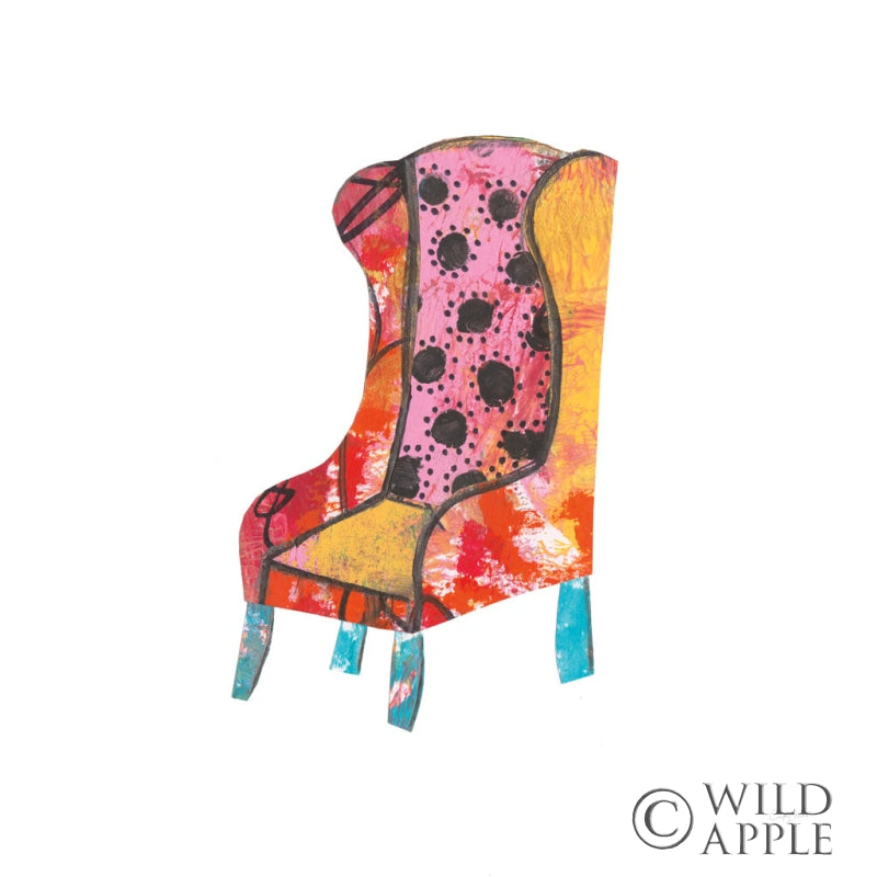 Reproduction of Mod Chairs IV by Courtney Prahl - Wall Decor Art