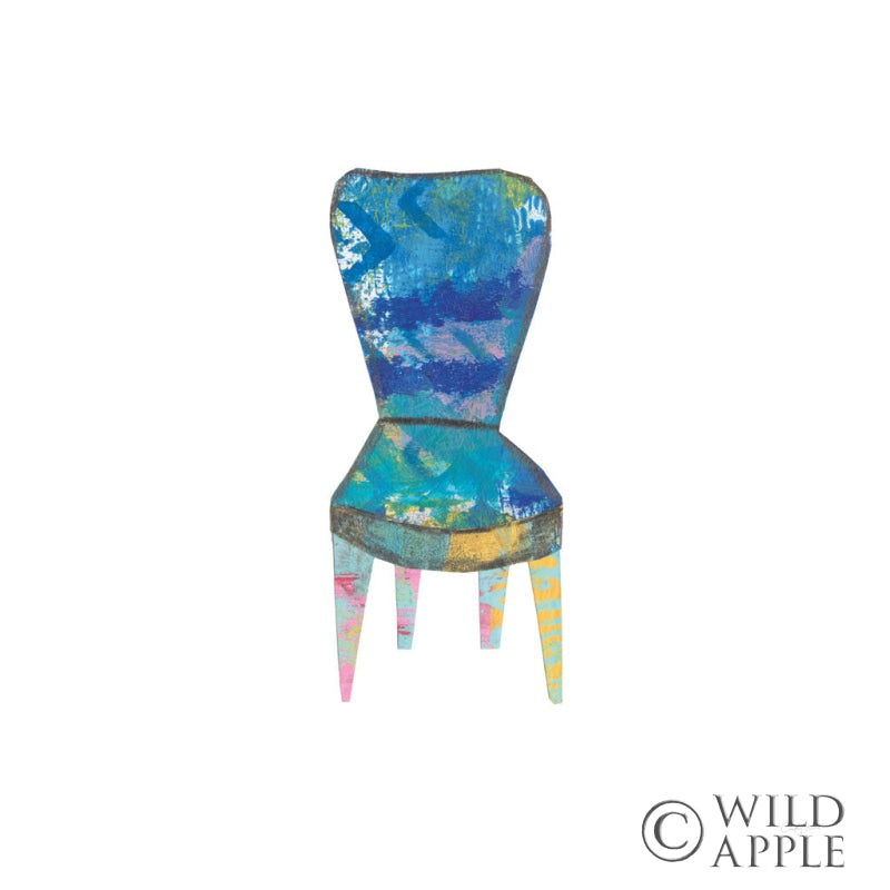 Reproduction of Mod Chairs VI by Courtney Prahl - Wall Decor Art