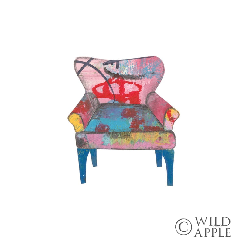 Reproduction of Mod Chairs VIII by Courtney Prahl - Wall Decor Art