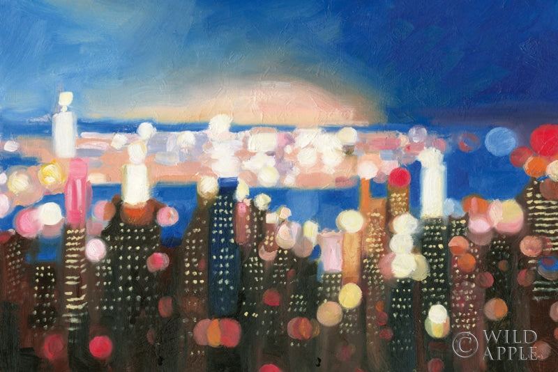 Reproduction of City Lights by James Wiens - Wall Decor Art