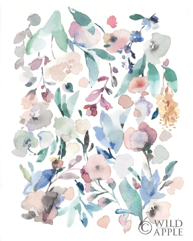 Reproduction of Breezy Florals III by Danhui Nai - Wall Decor Art