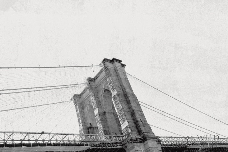 Reproduction of Brooklyn Bridge From Below by Wild Apple Portfolio - Wall Decor Art