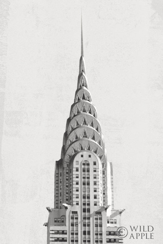 Reproduction of Chrysler Building NYC by Wild Apple Portfolio - Wall Decor Art