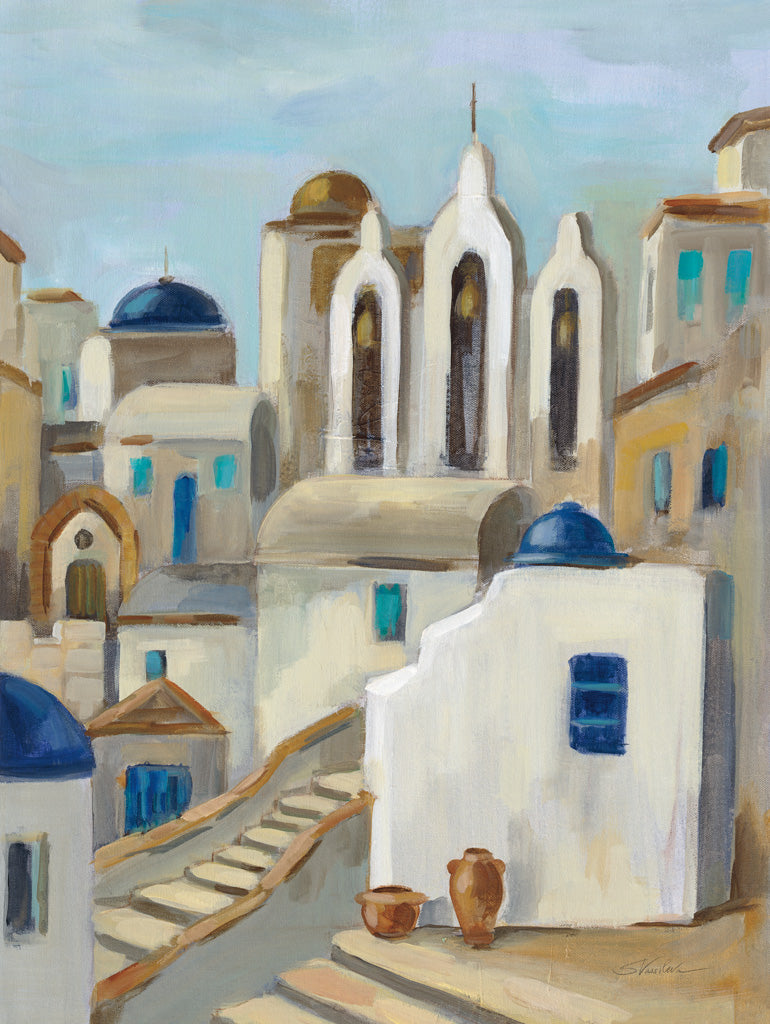 Reproduction of Santorini View III by Silvia Vassileva - Wall Decor Art