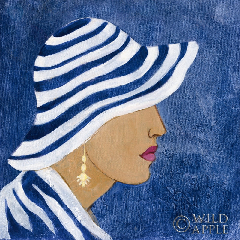 Reproduction of Lady with Hat I by Silvia Vassileva - Wall Decor Art