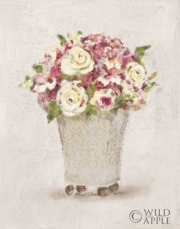 Reproduction of Parlor Roses I Light by Cheri Blum - Wall Decor Art