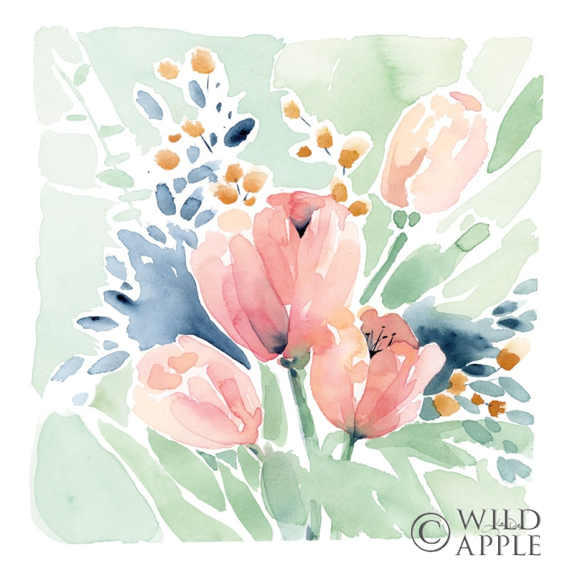 Reproduction of Tulip Bower by Katrina Pete - Wall Decor Art