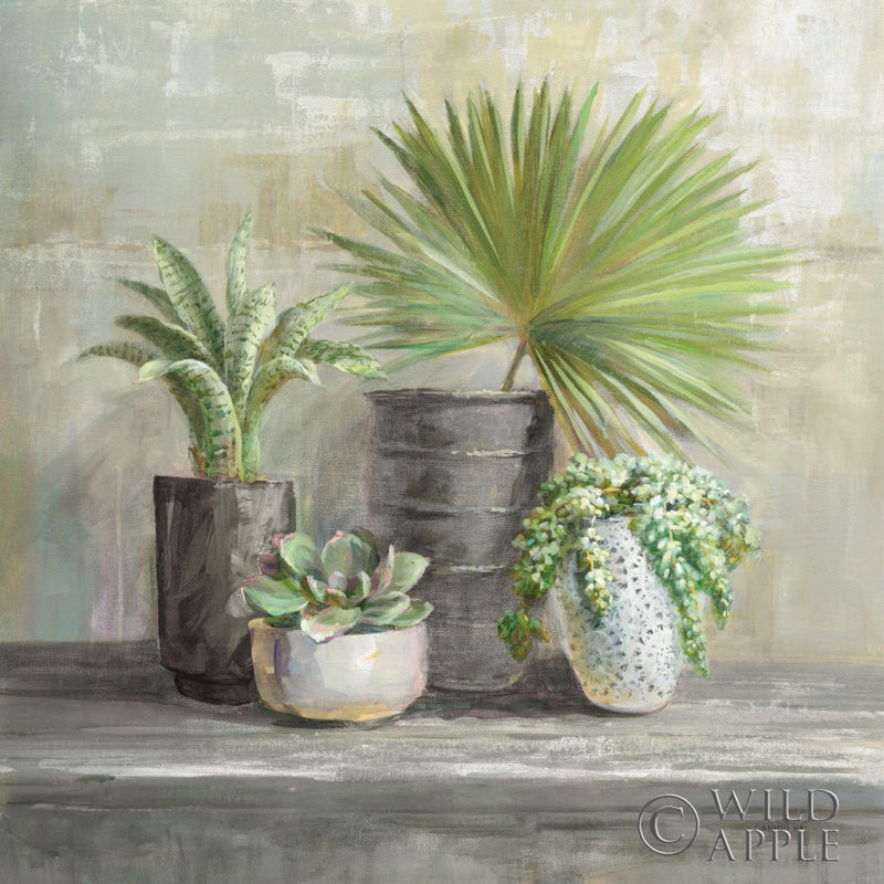 Reproduction of Indoor Garden Gray by Danhui Nai - Wall Decor Art