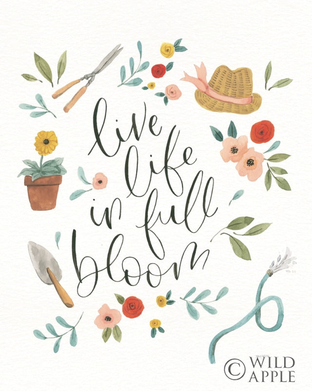 Reproduction of Life in Full Bloom III by Jenaya Jackson - Wall Decor Art