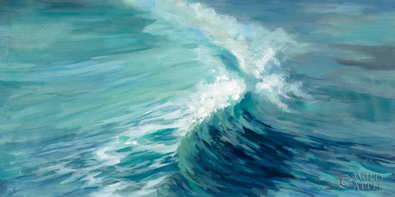 Reproduction of Aquamarine Wave by Silvia Vassileva - Wall Decor Art