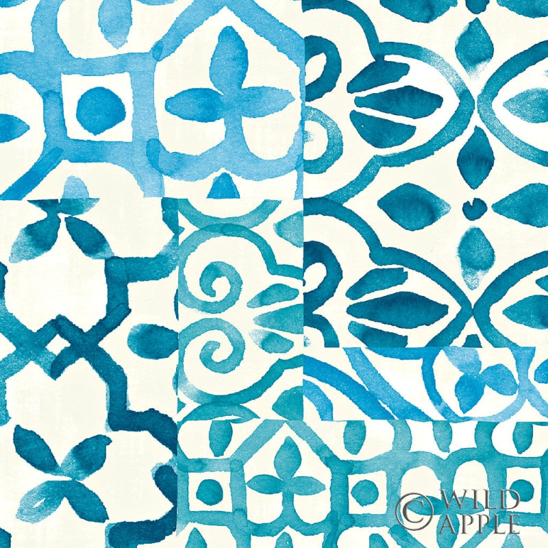 Reproduction of Patterns of Morocco Tile II by Wild Apple Portfolio - Wall Decor Art