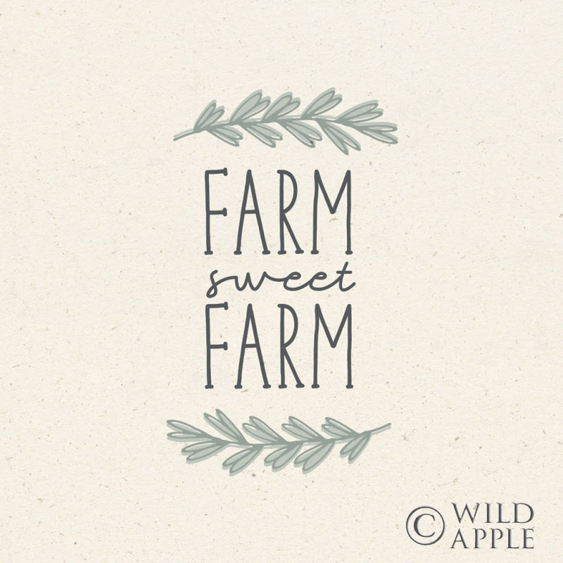 Reproduction of Sweet Farm by Wild Apple Portfolio - Wall Decor Art