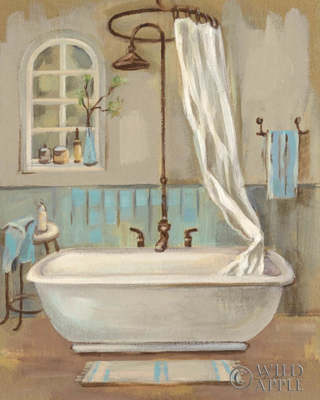 Reproduction of Serene Bath I by Silvia Vassileva - Wall Decor Art