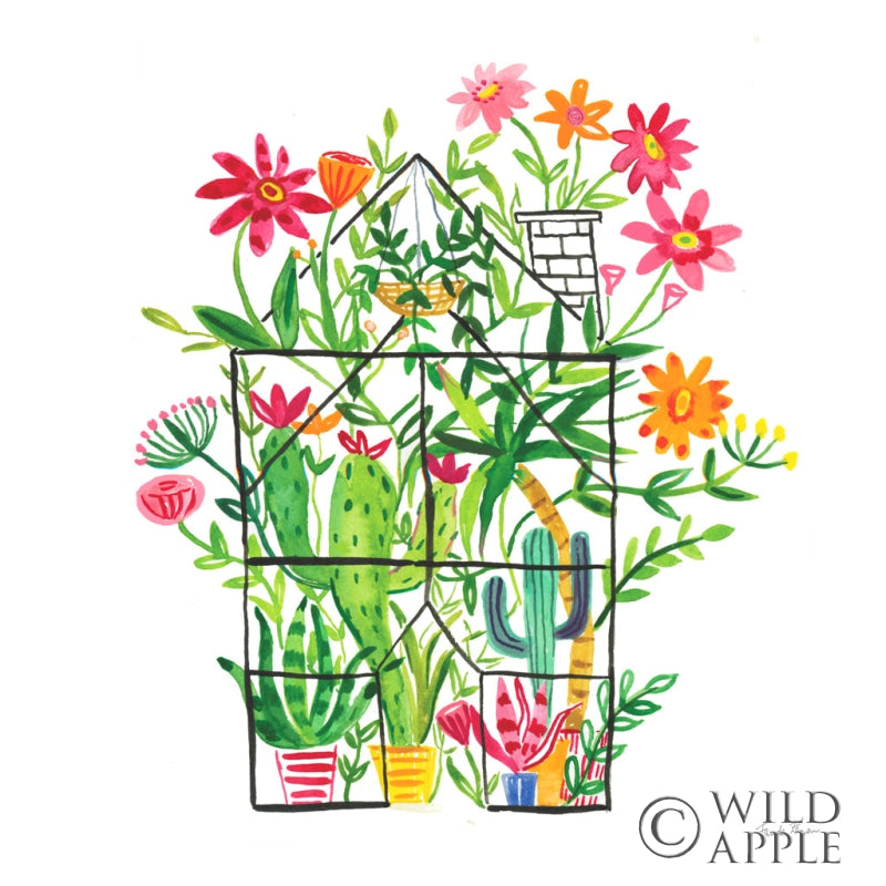 Reproduction of Greenhouse Blooming III by Farida Zaman - Wall Decor Art