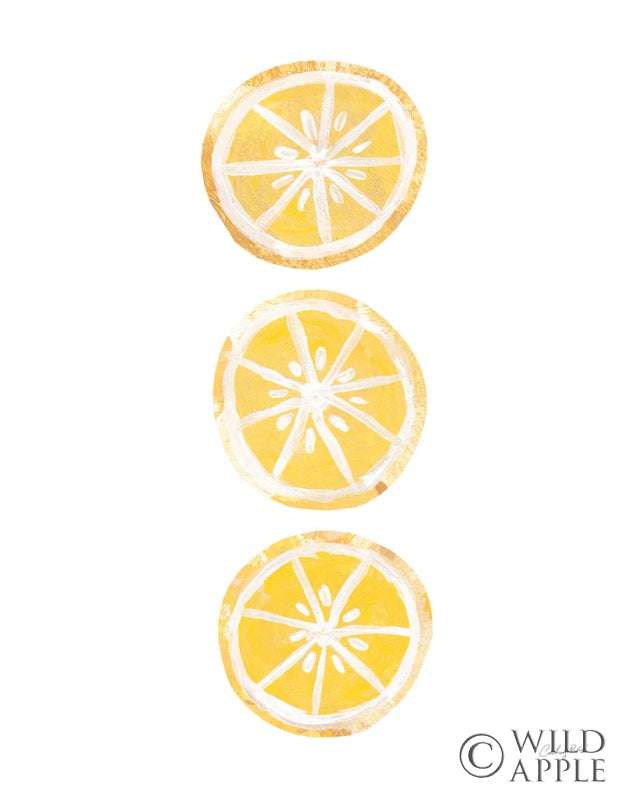 Reproduction of Lemon Slices II by Courtney Prahl - Wall Decor Art