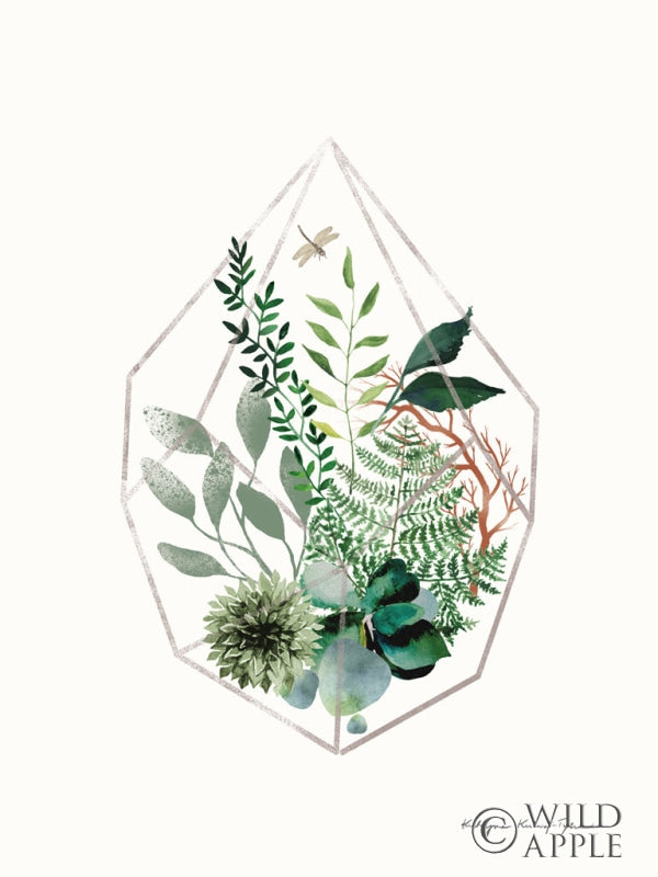 Reproduction of Terrarium by Kasia Kucwaj-Tybur - Wall Decor Art