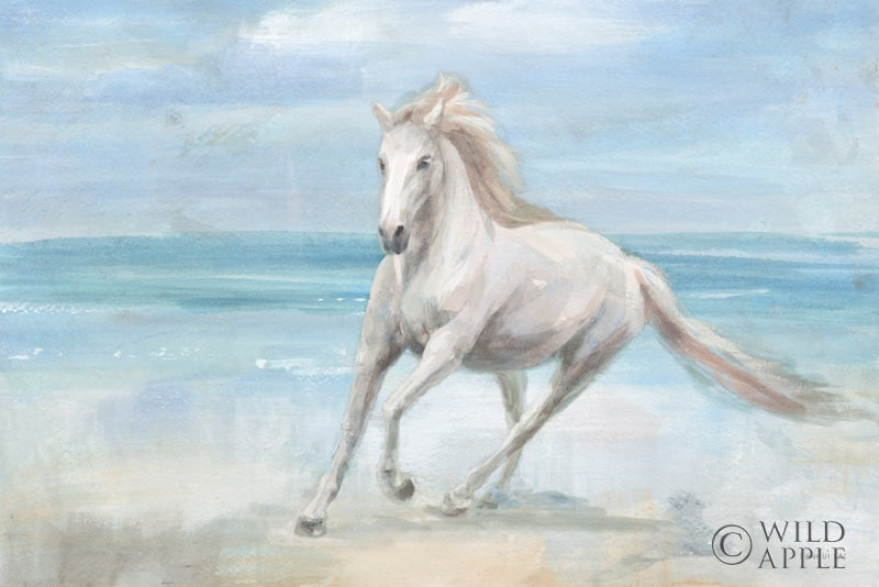 Reproduction of Gallop on the Beach by Danhui Nai - Wall Decor Art