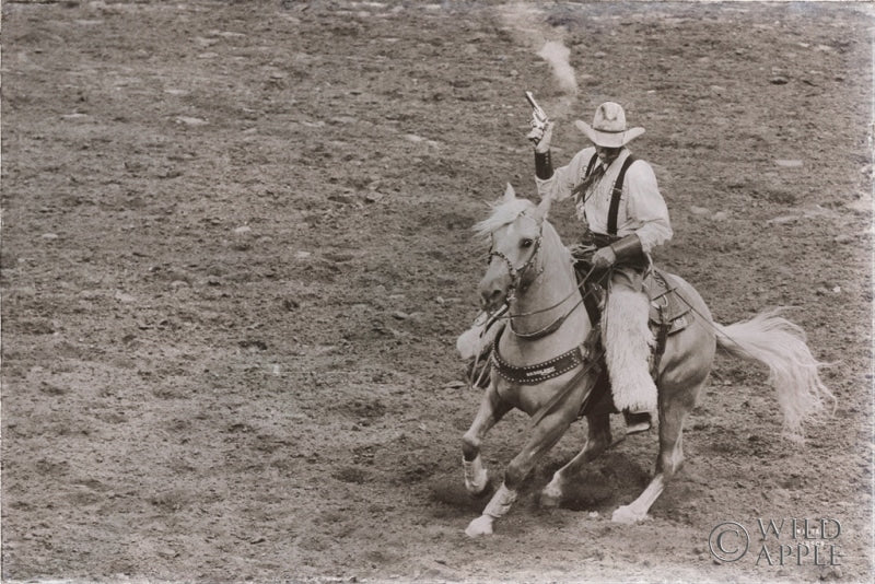 Reproduction of Rodeo I Sepia by Nathan Larson - Wall Decor Art