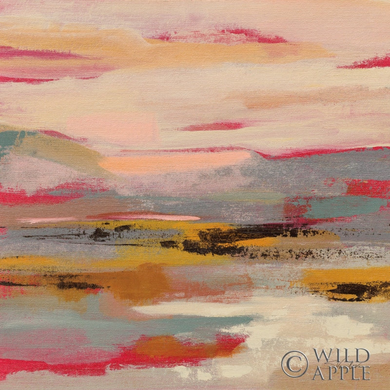 Reproduction of Magenta Hill I by Silvia Vassileva - Wall Decor Art