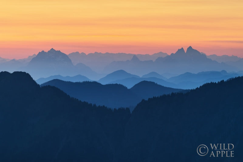 Reproduction of Twilight over North Cascades by Alan Majchrowicz - Wall Decor Art