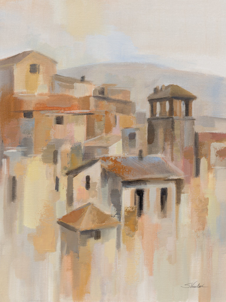 Reproduction of Town in Umbria II by Silvia Vassileva - Wall Decor Art